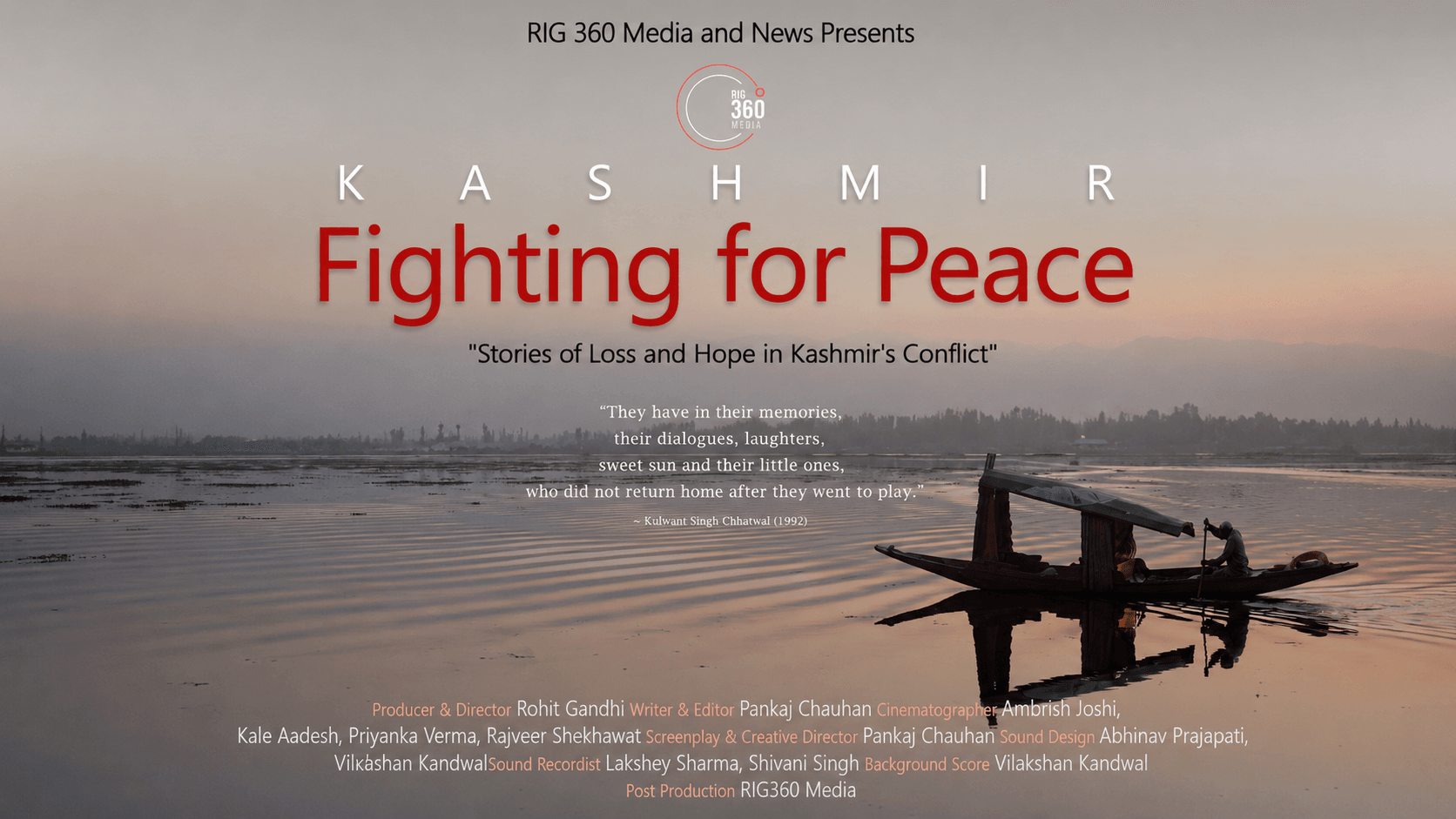 Kashmir — Fighting for Peace